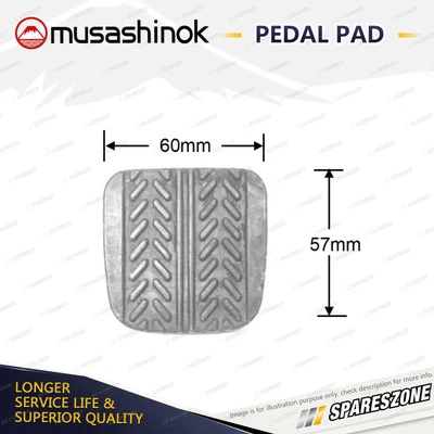 Brake or Clutch Pedal Pad for Ford Courier PB PC PD PE PG PH 4Cyl V6 85-06 MT - image 1 of 2