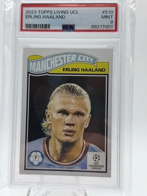 2023 Topps UCL Living Set - Erling Haaland #510 PSA 9 - Image 1 of 2