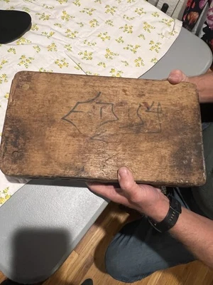 Molde de cigarros de madera de colección L 14” W 8” D 2,5” Foto 1 de 4