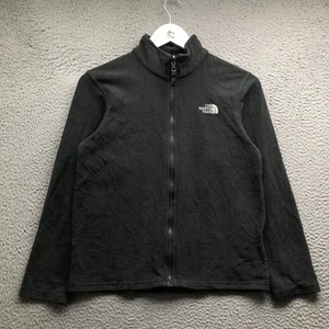 The North Face Polartec Classic Jacket Boys Youth Large L Full Zip Hole Repaired - Picture 1 of 11