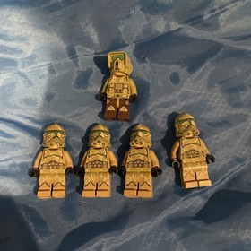 Lego Star Wars Kashyyyk Clone Trooper Minifigure Lot Of  5 41st Elite Corps Camo