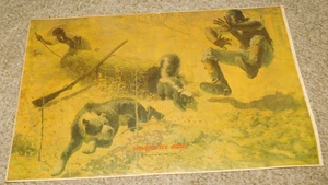 WINCHESTER SHOTGUN POSTER PRINT SHOOT THEM AND AVOID TROUBLE HEAVY PAPER - Picture 1 of 2