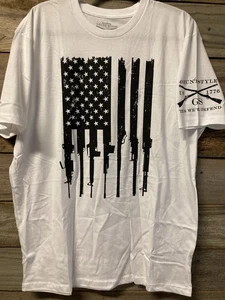 Camicia Uomo Stile Grunt Bandiera Taglia Large Nuova Senza Etichetta - Foto 1 di 5