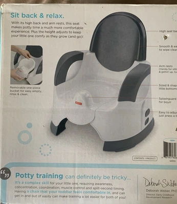 Inodoro/entrenamiento Fisher-Price personalizado cómodo ajustable para bebés y niños pequeños Foto 1 de 2