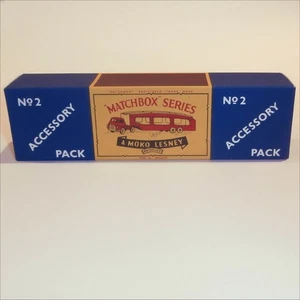 Matchbox Lesney Accessory Pack 2a Bedford Car Carrier Empty B Style Repro Box - Picture 1 of 4