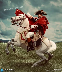 DID 1/6 N80179 Emperador Napoleón Bonaparte con E60078 Caballo de Guerra Blanco (Salto) - Imagen 1 de 26