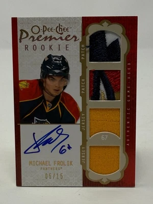 2008-09 O-Pee-Chee Premier Rookie MICHAEL FROLIK #57 05/15 - Image 1 of 2