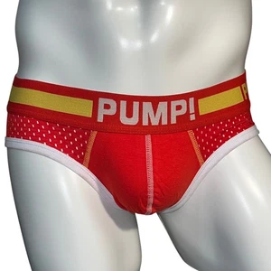 ¡BOMBA! Calzoncillo clásico de malla rojo talla XL (32-34) H117 NUEVO CON ETIQUETAS - Imagen 1 de 11