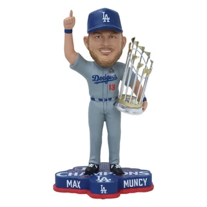 Max Muncy Los Angeles Dodgers 2024 World Series Champions Bobblehead MLB - Picture 1 of 1