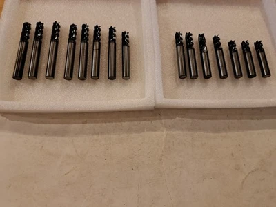 硬质合金 3/8 直径 5 长笛端铣 15 件 CnC 磨削和涂层 2 磅 批量 — 第 1/4 张图片