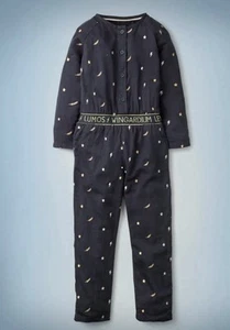 Mini Boden Harry Potter Jumpsuit Size 3-4Y Blue Gold Star Wingardium Leviosa - Picture 1 of 6