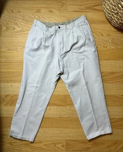 Ruff Hewn Men's Pants 38/30 Beige Tan Casual Trousers Classic Fit - Picture 1 of 6