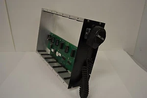 FCI GAMEWELL 7200 FIREVAC AUDIO BACKPLANE W/ CAGE AND MICROPHONE 1120-0642 0620 - Picture 1 of 2