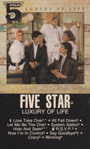 FIVE STAR CASSETTE TAPE: "LUXURY OF LIFE" 1985 - Picture 1 of 5