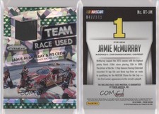 2016 Panini Prizm NASCAR Race-Used Tire Team Set Green Flag /149 Jamie McMurray