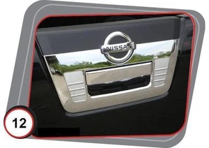 Fits Nissan Navara D40 Pick Up 2005 - 2011 Chrome Tailgate Handle Cover Trim V4 - Picture 1 of 3