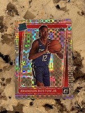 2021-22 Panini Donruss Optic Brandon Boston Jr. Rookie Card Checkerboard SSP 🏀