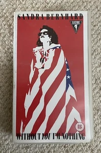 Sandra Bernhard - Without You I’m Nothing VHS - Picture 1 of 2