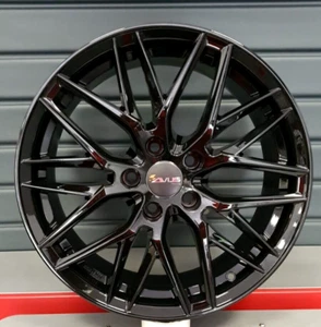 KIT 4 CERCHI IN LEGA 18 PER AUDI A4 A6 Q3 AVANT S LINE QUATTRO TFSI 8J ET30 NERI - Imagen 1 de 5