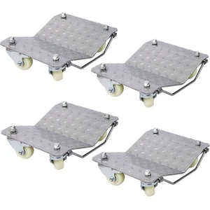 Car Dolly, Heavy Duty Wheel Dolly,4 Tire Wheel Dolly Car Stakes 6000lbs Capacity - Picture 1 of 11