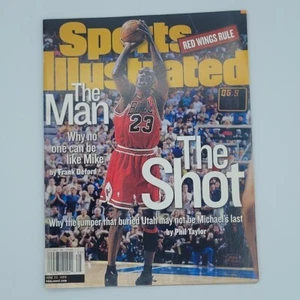 Chicago Bulls Michael Jordan THE MAN THE SHOT Sports Illustrated June 22 1998 - Picture 1 of 12