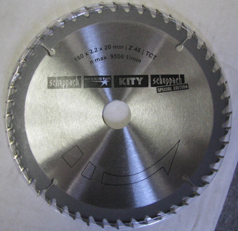 Scheppach HW Sägeblatt 160x20 mm Z 48    für Tauchsäge CS 55 / PL 55 - Bild 1 von 1