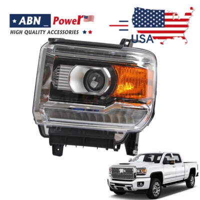 For 2016 2017 2018 2019 GMC Sierra 2500HD/3500HD Driver Headlight w/ LED DRL LH - Image 1 of 4