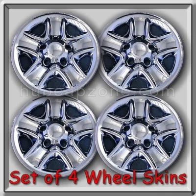 Juego de 4 Tapacubos Cromados Tapacubos 18" 2007-2020 Toyota Tundra Rueda Acero Foto 1 de 3