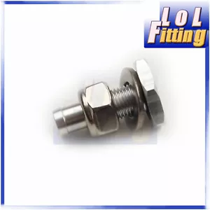 Soft Mount Vacuum Line Fitting 10mm Silicone Hose Lock Nut Washer O-ring Seal - Picture 1 of 7