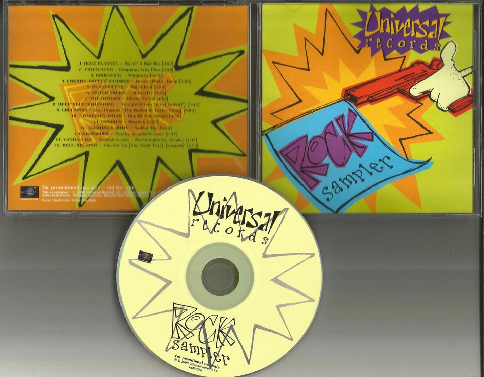 1998 PROMO CD w/ GODSMACK Cherry Poppin Daddies VANILLA ICE Firewater CANIBUS    Foto 1 de 1