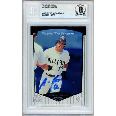 Aramis Ramirez Signed 1998 SP Top Prospects #101 Pirates BAS Slabbed Auto - Image 1 of 4