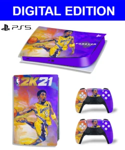 Sticker Skin for PS5 DIGITAL EDITION Wrap Vinyl + Controller - Picture 1 of 2