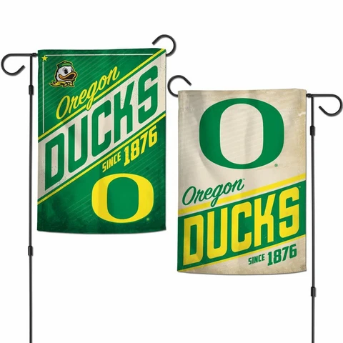 OREGON DUCKS RETRO SINCE 1876 12"X18" 2 SIDED GARDEN FLAG NEW WINCRAFT 🦆 Cover