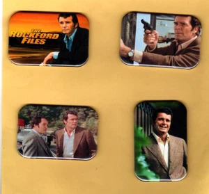 ROCKFORD FILES TV SHOW 4 KÜHLSCHRANKMAGNET 2"" X 3"" MIT ABGERUNDETER ECKE - Bild 1 von 6