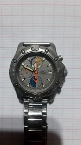 Beautiful Maty Men's Quartz Chronograph 100 M Tatanium Watch - Picture 1 of 6