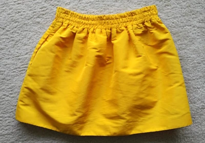 Minifalda corta "ROJA Valentino" girasol brillante AMARILLO bolsillos cintura elástica 42 Foto 1 de 4