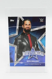 WWE 209 Wrestlemania Seth Rollins Foil 2021 Topps Near Mint - Bild 1 von 1