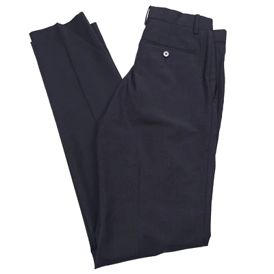 $285 Theory Mayer Azul Tonal Glen Cuadros Calce Ajustado Traje Pantalones Para Hombres Talla 31 Foto 1 de 4