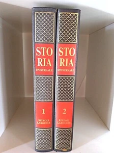 Enciclopedia Storia Universale Rizzoli Larousse - 1965 - 2 Volumi - Completa - Foto 1 di 12