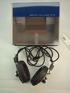 Vintage Sony Stereo Headset DR-6C w/Original Box, Tested! - Picture 1 of 10