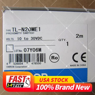 TL-N20ME1 Proximity Switch 10 to 30VDC Brand New Omron Free Shipping - Image 1 of 2