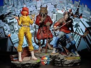 CUSTOM  gk Teenage Mutant Ninja Turtles  resin figure statue  21cm - Picture 1 of 5