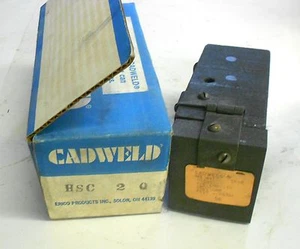 ERICO CADWELD, WELD MOLD, HSC-2Q , 4/0 CONC. TO STL. SURF. #115 W/METAL - Picture 1 of 7