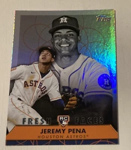 Serie 2 Fresh Faces 2022 #FF-25 Jeremy Pena - Houston Astros Rookie RC KB-23 - Foto 1 di 2