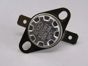 KSD301 Keramik Thermostat Sicherung 195 °C 383 °F NC 10 A 250V Temperaturschalter - Bild 1 von 7