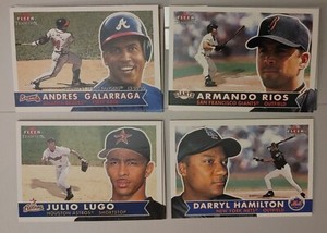 2001 Fleer Tradition base cards #1-225. Pick from drop down list