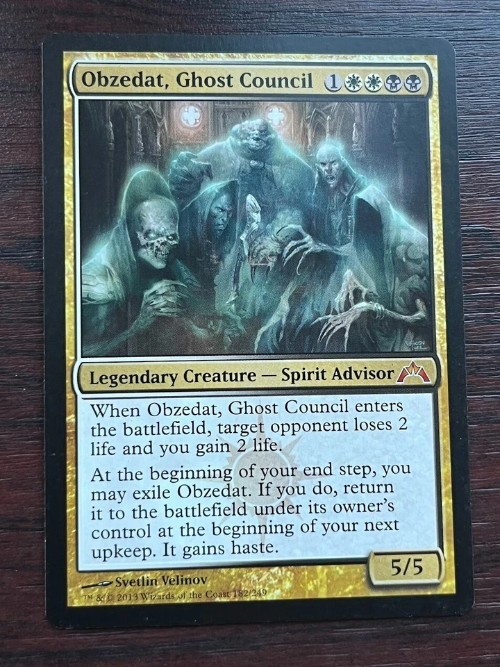 1x OBZEDAT, GHOST COUNCIL - Gatecrash - MTG  - Magic the Gathering - Image 1 of 1
