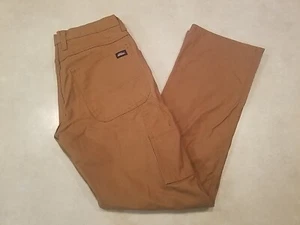 Pantalones de mezclilla Dickies de lona para carpintero ropa de trabajo para hombre 33x32* marrón duradero 32x30 - Imagen 1 de 12