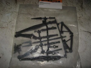 RC HPI Mini Trophy Rear Arm Set Plastic Black 104719 - Picture 1 of 2