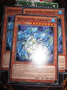 YU-GI-OH! COM HYDRAGON POLY-CHIMICREA PLAYSET (LOT DE 3) INOV-FR027 NEUF FR - Picture 1 of 1